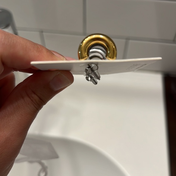 Earrings mixed metal posts - Picture 5 of 5